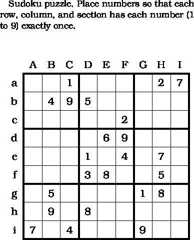 Sudoku puzzle of the day